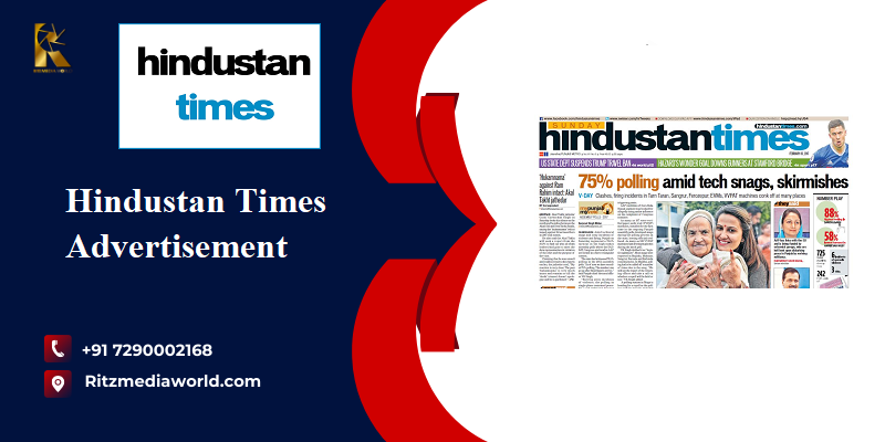 Book Hindustan Times Classified Ads at Discounted Rates Today!
