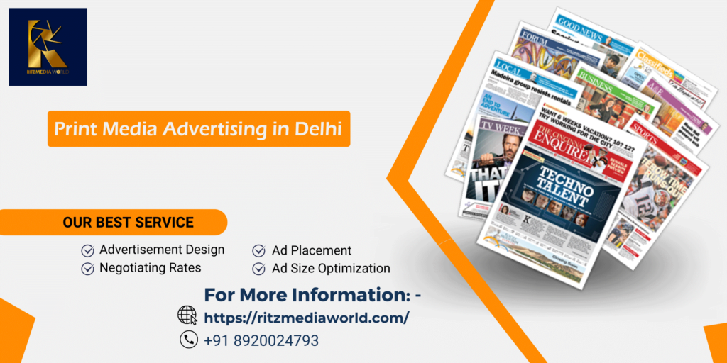 Print Media Advertising in Delhi Hindi Newspaper Advertisement