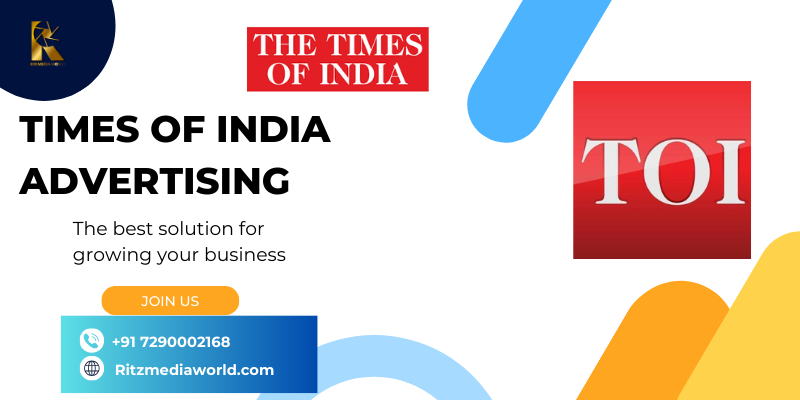 How To Give Advertisement In Times Of India - Ritz Media World