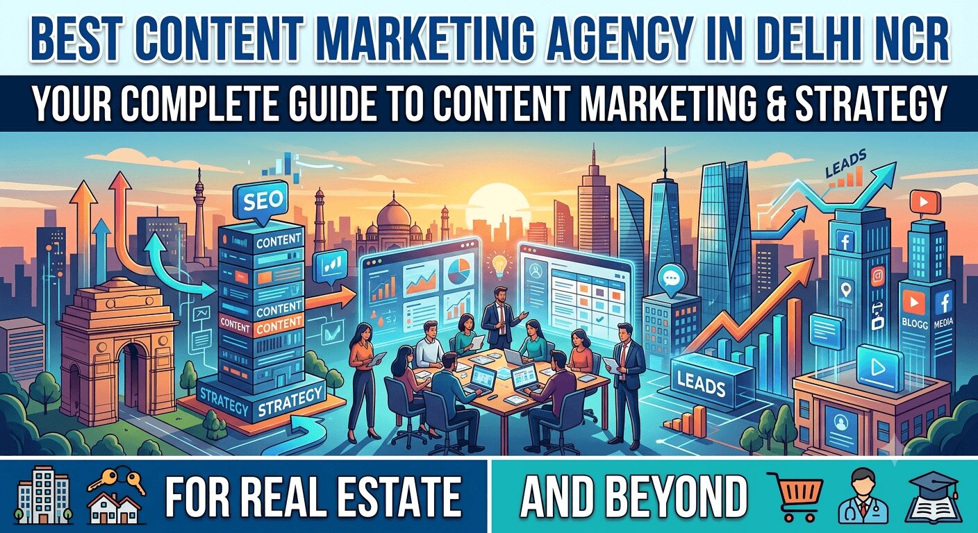 Best Content Marketing Agency in Delhi NCR | Top Real Estate Content Marketing Experts in India
