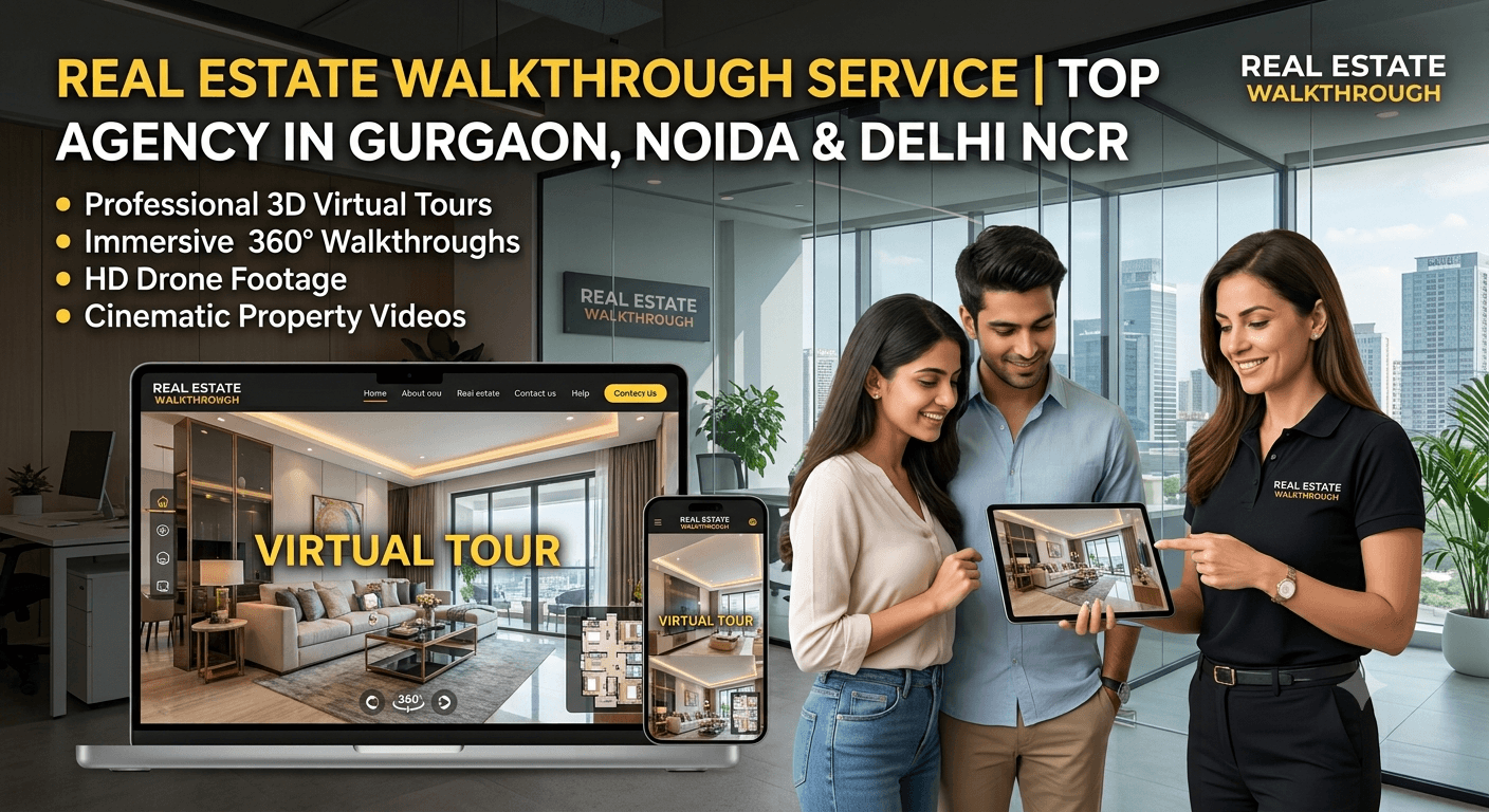 Real Estate Walkthrough Service | Top Walkthrough Agencies in Gurgaon, Noida & Delhi NCR